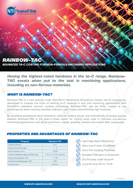 ナノフィルムテクノロジーズ　Rainbow-TAC　カタログ